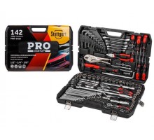 Набор слесарного инстр-та в чем. 142пр. PRO STARTUL STUTTGART (PRO-142S) (6 граней)