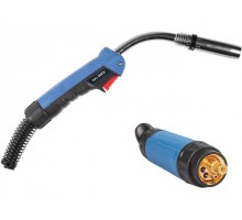 Горелка сварочная MIG MAG WG-36KD (5м, 340А) SOLARIS (CO2 - 340A, Ar(Ar+CO2) - 320A, 0.8-1.2мм, ПВ - 60%, 5 метров, М8)