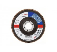 Круг лепестковый 115х22.2 мм K120 плоский STANDARD FOR METAL BOSCH