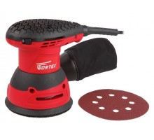 Эксцентриковая шлифмашина WORTEX RS 1235 E в кор. 320 Вт, 125 мм, 6000 - 13000 об/мин (Регулировка оборотов, Амплитуда колебаний, мм: 2,5)