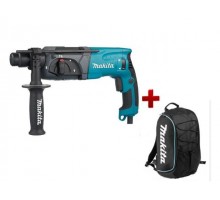 Перфоратор MAKITA HR 2470 в чем. + АКЦИЯ рюкзак (Рюкзак PGH-190100 в ПОДАРОК!)