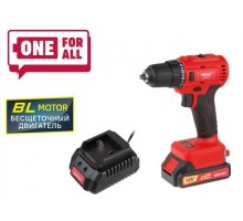 Аккум. дрель-шуруповерт WORTEX BD 1815-1 DLi в чем. ALL1 XLT БЕСЩЕТ, 18 В, 50 Н*м, 1х1.5 А*ч, БЗП 10 (шурупы до 9 мм)