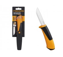 Нож универсальный с точилкой FISKARS
