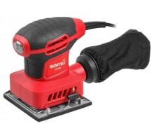 Виброшлифмашина WORTEX LX SS 1020 в кор. 240 Вт, 100х110 мм, 14000 кол/мин (крепление на липучке/скобах, 1.3 кг)