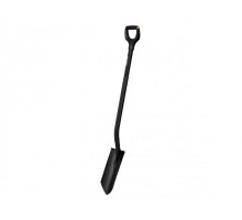 Лопата штыковая с закругленным лезвием Ergonomic Pro FISKARS (черная)