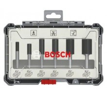 Набор пазовых фрез 1/4 дюйма (6шт) BOSCH