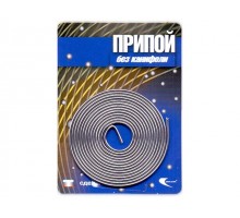 Припой ПОС-61 проволока, спираль ф1мм (без канифоли. Длина 1м) (Векта)