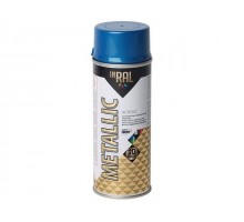 Лак на акриловой основе синий INRAL METALLIC SPRAY 400мл (Цвет синий.)