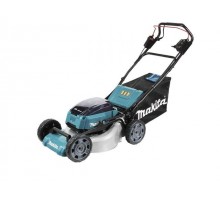 Газонокосилка аккумуляторная MAKITA LXT DLM 462 Z (18.0 В, самоход., шир. 460 мм, выс. 20-100 мм, пластм. корпус, мульчир., траосборн)