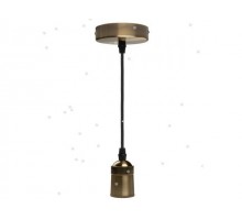 Светильник декоративный RETRO PLC 03 E27 230V/1M ANTIQUE BRONZE (патрон с проводом) JAZZWAY
