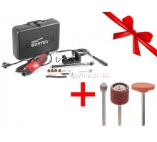 Гравер электрический WORTEX MG 3218 E в чем.+АКЦИЯ ETAM3206318 ETDB3215018 ETCA3220018 (В ПОДАРОК Высокоскоростная насадка 6.3 мм,  Шлифовальная лента