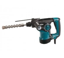 Перфоратор MAKITA HR 2811 F в чем. (800 Вт, 2.8 Дж, 3 реж., патрон SDS-plus, вес 3.3 кг, подсветка)