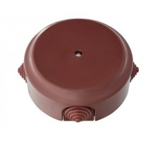 Коробка монтажная КМ-449 коричневая, Ретро, BYLECTRICA