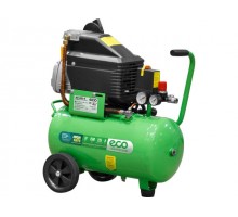 Компрессор ECO AE-251-3 коаксиальный (235 л/мин, 8 атм, коаксиальный, масляный, ресив. 24 л, 220 В, 1.50 кВт)