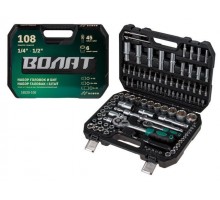 Набор головок и бит 108пр. ВОЛАТ (1/4