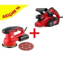 Рубанок электрический WORTEX PL 3008 в кор.+АКЦИЯ RS12501AE01319 Эксцентриковая шлифмашина RS 1250-1 (скидка на комплект 15% +RS12501AE01319 Эксцентри