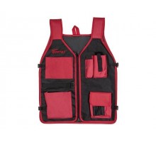 Жилет монтажника WORTEX GR 5060 (Нейлон, 530х660, 9 отсеков переноски инструмента, гарантийный срок - 50 дней)