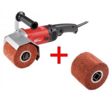 Щеточная шлифмашина WORTEX WS 1014 S в кор.+АКЦИЯ (В ПОДАРОК Щетка нейлоновая 120х100 мм P80 WORTEX)