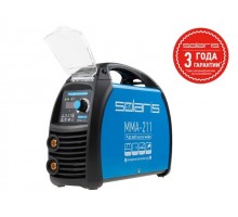 Инвертор сварочный SOLARIS MMA-211 (230В, 20-210 А, 70В, электроды диам. 1.6-4.0 мм, вес 3.9 кг)