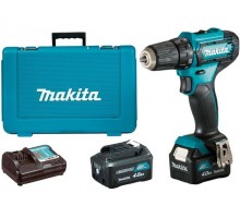 Аккум. дрель-шуруповерт MAKITA CXT DF 333 DWME в чем. (12.0 В, 2 акк., 4.0 А/ч Li-Ion, 2 скор., 30 Нм, шурупы до 8 мм)