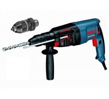 Перфоратор BOSCH GBH 2-26 DFR в чем. (800 Вт, 2.7 Дж, 3 реж., патрон SDS-plus, быстросъемн., БЗП в комплекте, вес 3.0 кг)