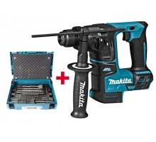 Аккум. перфоратор MAKITA LXT DHR 171 RTJ в чем. + Набор насадок MAKITA (17 шт.) (B-53877) (18.0 В, 2 акк., 5.0 А/ч Li-Ion, 1.2 Дж, вес 2.8 кг,)
