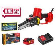 Аккум. мини-пила WORTEX CEC 2518 ALL1 XLT в чем. ALL1 XLT SET БЕСЩЕТ., 18 В, 15 см, 1х4 А*ч (шина 15 см, 1/4