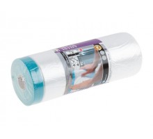 Пленка защитная с армированной клейкой лентой 270смх14м COLOR EXPERT (для внутренних и наружных работ, укрывная)