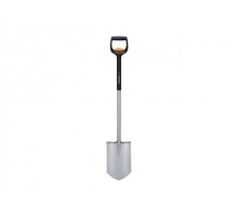 Лопата штыковая телескопическая закругленная Xact FISKARS (длина:1108-1300мм, ширина:192мм)