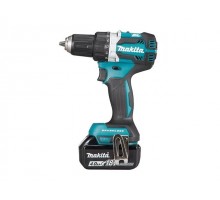 Аккум. дрель-шуруповерт MAKITA LXT DDF 484 RME в чем. (18.0 В, 2 акк., 4.0 А/ч Li-Ion, 2 скор., 54 Нм, шурупы до 10 мм)