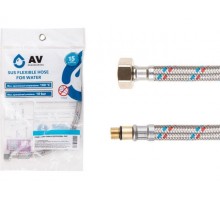 Подводка гибкая, SUS, иголка м10 короткая - гайка 1/2