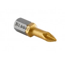 36724 Бита Hammer Flex 203-101 PB PH-1 25mm (1pc) TIN, 1шт.