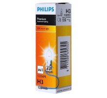 Автолампа H3 (55)+30% PK22s PREMIUM 12V