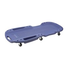 Лежак пластиковый подкатной на 6-ти колесах (990х480мм, г/п 100кг)
