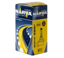 Автолампа H11 (55) PGJ19-2 LONG LIFE 12V NARVA