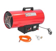 Пушка тепловая газовая(50кВт,220V,1.5 bar,расход-3.63 кг/час,пр.-ть-872м3/час,площадь обогрева-290м2,пропан/газ,защита от утечки и перегрева)
