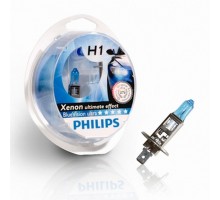 Автолампа H1 (55) P14.5s BLUE VISION (2шт+2шт W5W) 12V