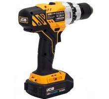 Дрель-шуруповерт аккумуляторная (JCB-18DD-B-E) 18V, max 45Nm в комплекте с зарядным устройством (JCB-18VFC-E) 2.4A и батареей аккум(JCB-20LI-E) 2.0AH