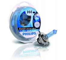 Автолампа H4 (60/55) P43t-38 BLUE VISION ULTRA 4000K (2шт+2шт W5W) 12V