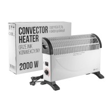 Обогреватель конвекционный (220-240V,50/60Гц,3 режима нагрева-750/1250/2000Вт,защ. от перегрева,53.5х20х38.5см)