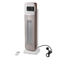 Тепловентилятор электрический поворотный (220V,2000W,S обогрева 20м²,защита от перегрева+пульт ДУ)