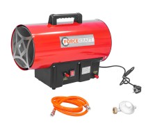 Пушка тепловая газовая(30кВт,220V,0.7 bar,расход-2.18 кг/час,пр.-ть-650м3/час,площадь обогрева-185м2,пропан/газ,защита от утечки и перегрева)