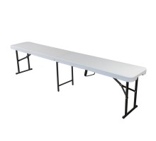 Стул складной переносной (материал HDPE, 183х30х43см,белый)