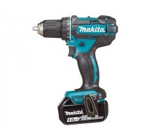 Аккум. дрель-шуруповерт MAKITA LXT DDF 482 RME в чем. (18.0 В, 2 акк., 4.0 А/ч Li-Ion, 2 скор., 62 Нм, шурупы до 10 мм)